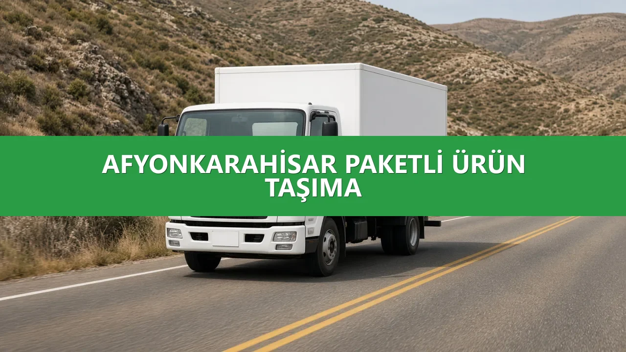 Afyonkarahisar Parça Yük Taşıma Teslim